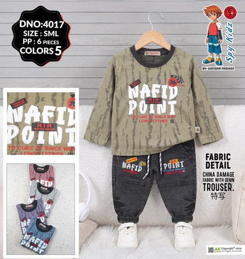 Wonder Fashion DNO 4017 – Printed Boys Casual Set